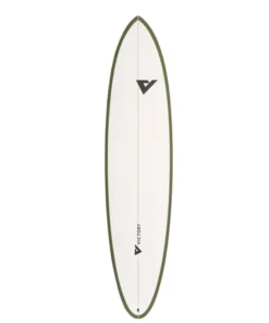 Victory Surfboards – Midlength- Epoxy – Futures – Matt Khaki / White