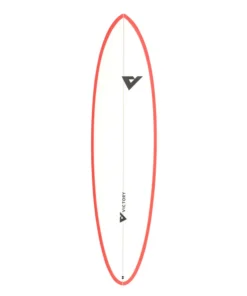 Victory Surfboards – Midlength – Epoxy – Futures – Matt Red / White