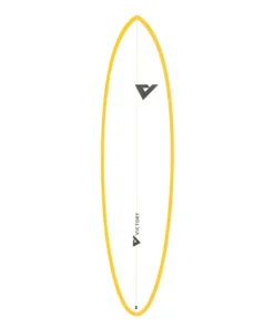 Victory Surfboards – Midlength – Epoxy – Futures – Matt Yellow / White