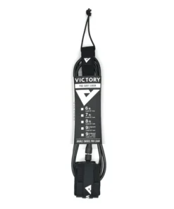 VICTORY – Surf Leash PRO 8′ – Matte Black