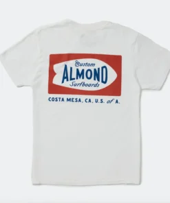 ALMOND Surfboards – Seaview Tee – White