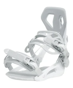 SP BINDINGS – Fijaciones de snowboard BASE+ 2026 (Multi-Entrada) – Blanco
