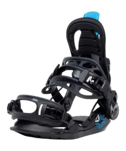 SP BINDINGS – Fijaciones de snowboard Ninos – KIDDO 2026 (entrada trasera) – Negro