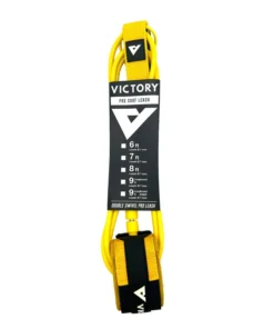 VICTORY – Surf Leash PRO 7′ – Matte Yellow