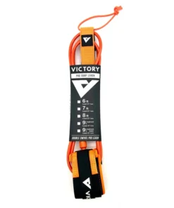 VICTORY – Surf Leash PRO 8′ – Matte Orange