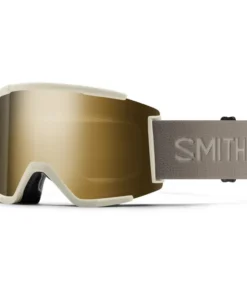 SMITH – Snowboard Goggles Squad XL – ChromaPop – ChromaPop – Chalk – Gold Mirror / Storm Blue Sensor