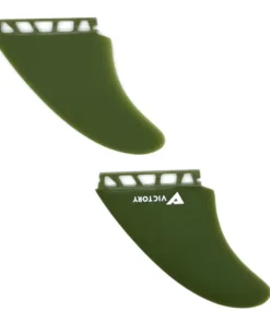 VICTORY – Quillas twin – Fiberglass – Compatible con Futures – verde càqui