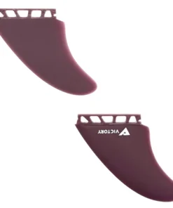 VICTORY – Quillas twin – Fiberglass – Compatible con Futures – Plum