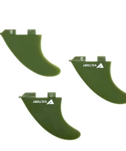 VICTORY – Quillas Medium Thruster – Fibra de vidrio – Compatible con FCS 2 – Verde càqui