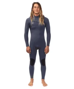 VISSLA – 7SEAS Fullsuit Chest Zip – 3/2MM – Dark Slate