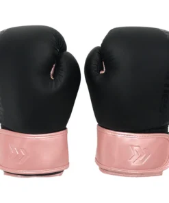 Guantes Para Boxeo 10 Oz Negro Rosa