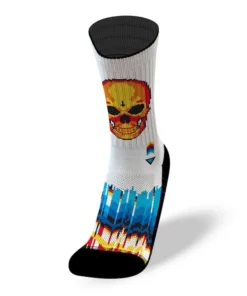 Calcetines LitheApparel Calavera Pixelada