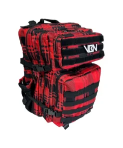 Mochila Táctica V1 (45L) Rojo Escocés