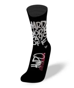 Calcetines LitheApparel Hard Work Pays Off | Negro 22