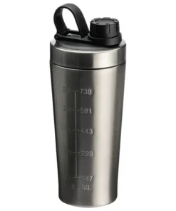 Shaker Metálica con Mezclador Negro