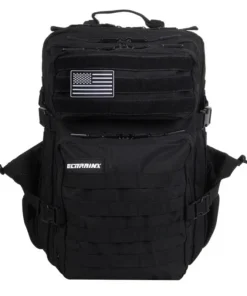 Mochila táctica Elitex Training con compartimento de comida (45L) – Negra