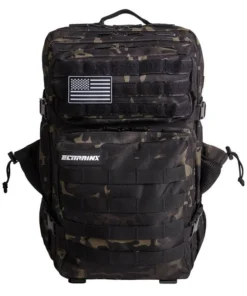 Mochila táctica Elitex Training con compartimento de comida (45L) – Negro Camuflaje