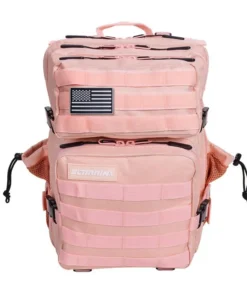 Mochila táctica Elitex Training con compartimento de comida 25L – Rosa