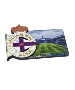 IMAN MADERA 2 CAPAS ESCUDO Y ESTADIO – Unico