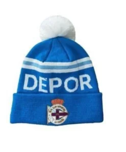 GORRO LANA BORLA FRANJA DEPOR JR – AZUL