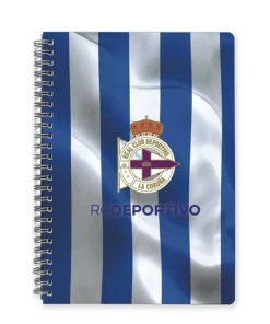 CUADERNO ESCUDO 3D DEPORTIVO DE LA CORUÑA A5 – Unico