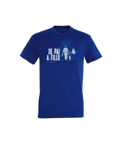 CAMISETA PAI A FILLO JR DEPORTIVO – AZUL