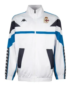 CHAQUETA RETRO FOSTERY BLANCA DEPORTIVO DE LA CORUÑA