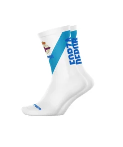 CALCETIN TECNICO DEPORTIVO BLANCO AZUL – BLANCO