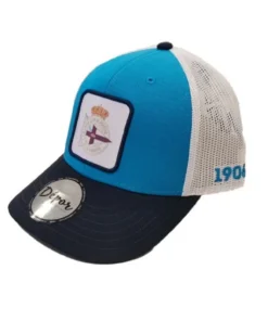 GORRA ESCUDO COLOR DEPOR ADULTO – AZUL/BLANCO