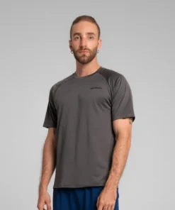 Camiseta Manga Corta Apex Gris