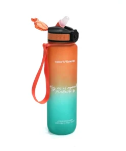 Termo deportivo (1 lt) Azul Naranja