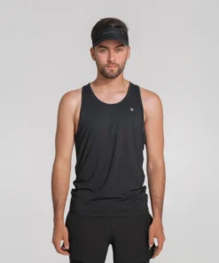 Camiseta Manga Sisa Hombre Runlite Negro