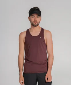 Camiseta Manga Sisa Hombre Runlite Vino
