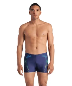 Bañador short arena Feel para hombre Spider Web – Marino