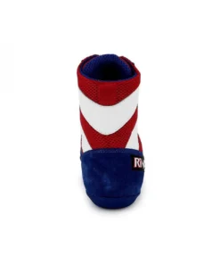 Zapatos de Boxeo Francés Rivat Top Light Azul Blanco Rojo