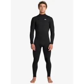 Traje de Surf Quiksilver Highline 4/3mm Chest Zip Negro