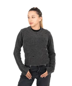 SWEATER RIP CURL CREW POLERA ACID NEG MUJER