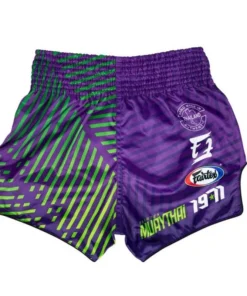 Short Boxeo Tailandés Fairtex Violeta/Verde 1922