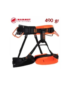 4 slide (vibrant orange/black) – arnés regulable 4 hebillas – mammut