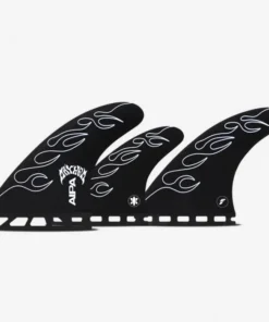 5 quillas – Aipa & Mayhem Torches Fiberglass black, FUTURES