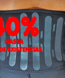 Faja lumbar alta compresion vulkan neopreno 5mm