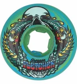 Ruedas de Skate Slime Balls Greyson Fletcher Guest Chubbies 54mm 99a Green Blue Swirl