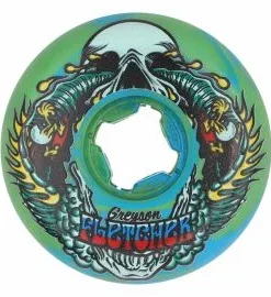Ruedas de Skate Slime Balls Greyson Fletcher Guest Pro Mini Vomit 56mm 99a Green Blue Swirl