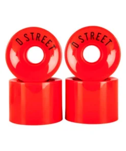 Ruedas D Street 78A Cruiser Skateboard Wheel – 59mm Red