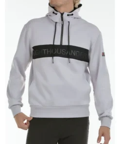 Sudadera +8000 Andor 090 Hombre Gris Perla