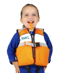 Chaleco naranja kids de 1 a 2 años S/129