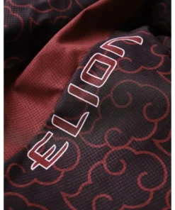 Short MMA Ajustado Naruto x Elion Akatsuki Negro/Burdeos