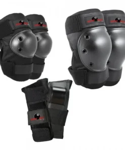 8 Ball 3 Pack Pad Set black protecciones