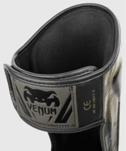 Protector de espinilla y pie Venum Elite Camuflaje Caqui