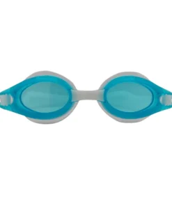 Lentes de natación celeste y transparente